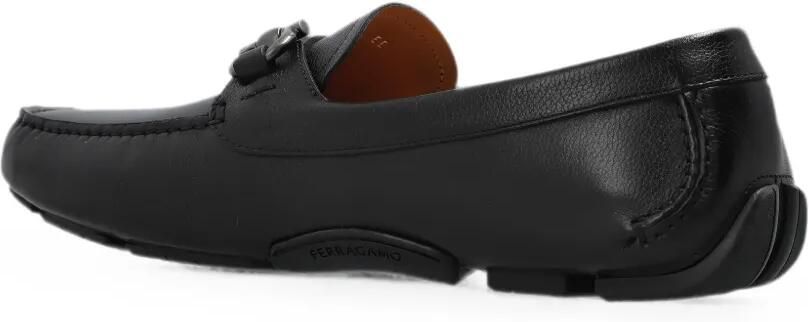 Ferragamo Parigi New leren loafers Zwart - Foto 4