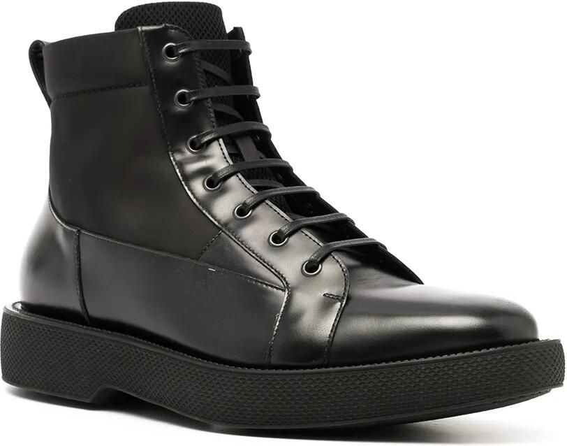 Ferragamo Paul enkellaarzen met veters Zwart - Foto 3