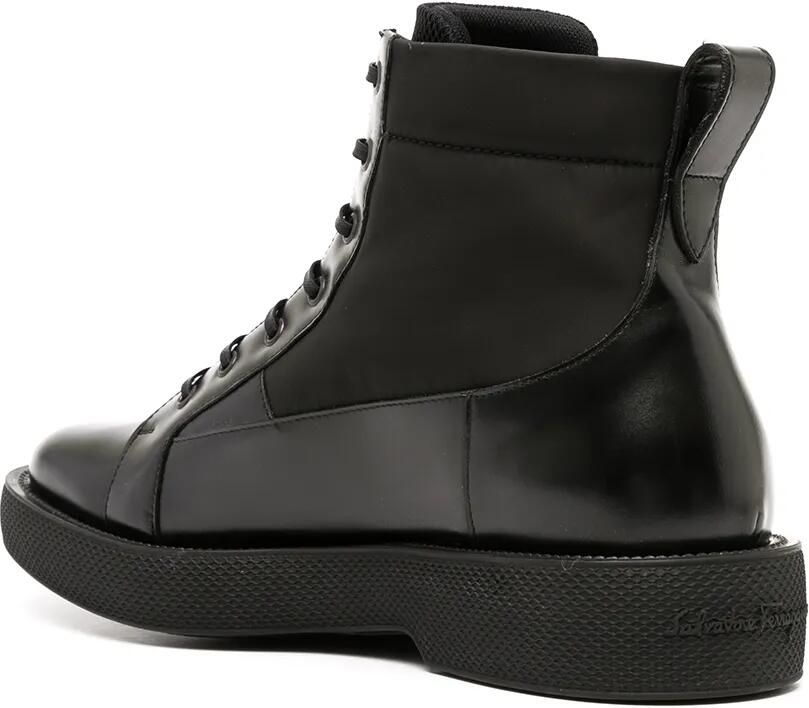 Ferragamo Paul enkellaarzen met veters Zwart - Foto 2