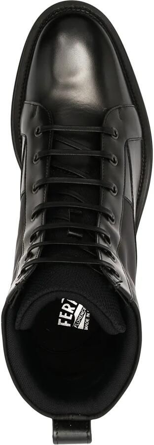 Ferragamo Paul enkellaarzen met veters Zwart - Foto 4