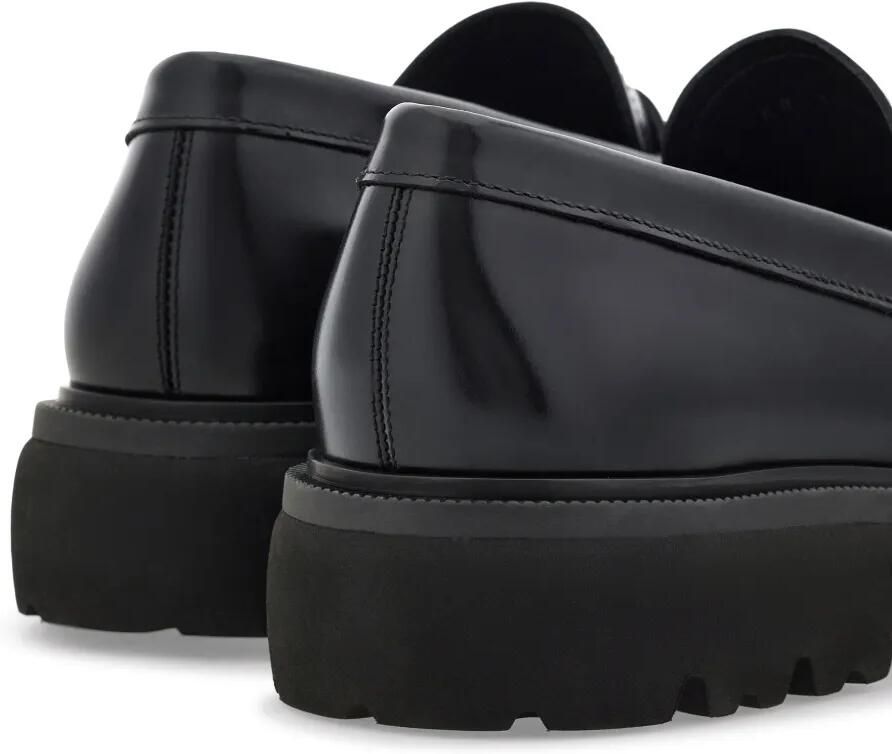 Ferragamo Penny loafer with chunky tread Zwart - Foto 2