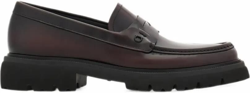 Ferragamo penny loafers with chunky tread Bruin