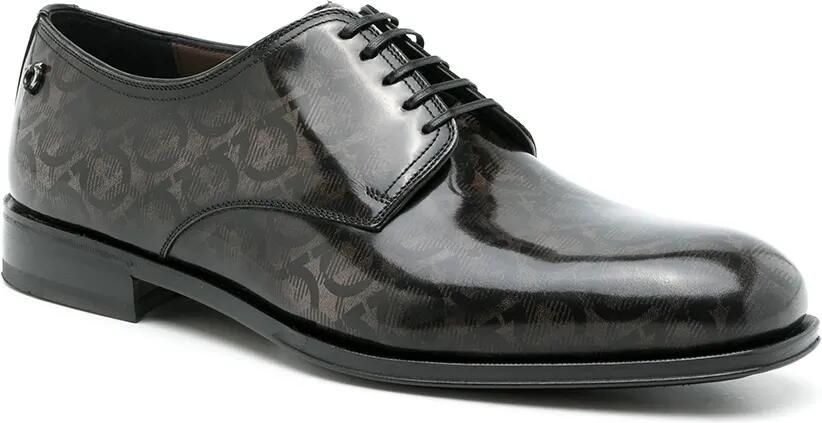 Ferragamo Pershore schoenen met Gancini print Zwart - Foto 3