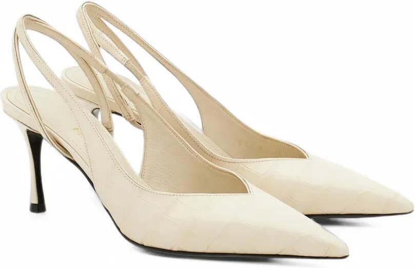 Ferragamo pointed-toe mules Beige - Foto 4