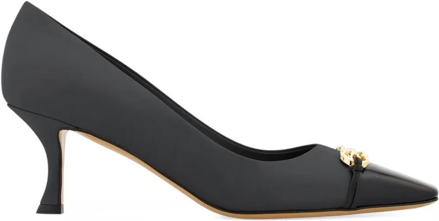 Ferragamo Pumps met Gancini-plakkaat 60 mm Zwart