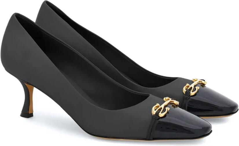 Ferragamo Pumps met Gancini-plakkaat 60 mm Zwart - Foto 3
