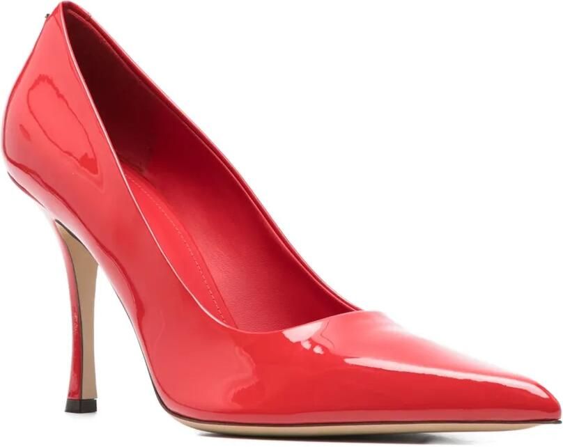 Ferragamo Pumps met puntige neus Rood - Foto 3