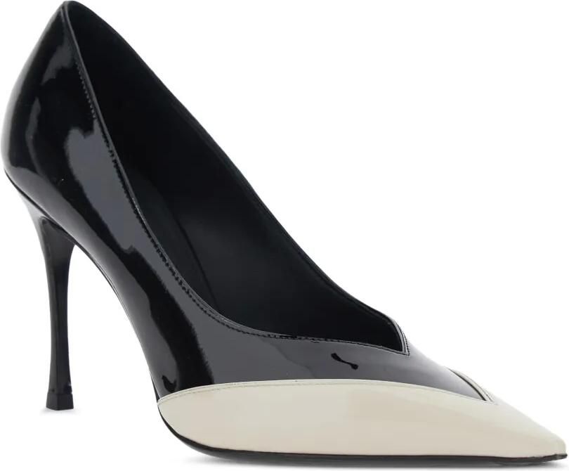 Ferragamo Pumps met puntige neus Zwart - Foto 2