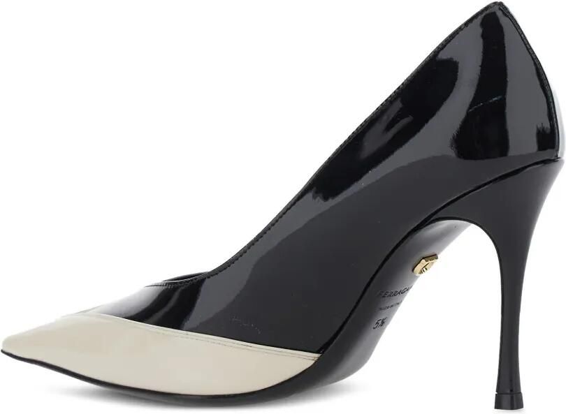 Ferragamo Pumps met puntige neus Zwart - Foto 3