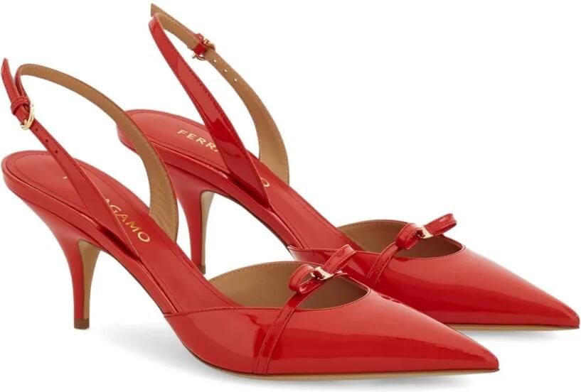 Ferragamo Pumps met strik Rood - Foto 5