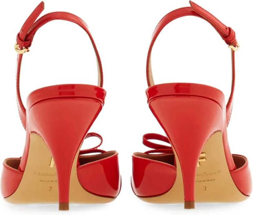 Ferragamo Pumps met strik Rood - Foto 4