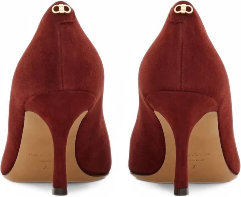 Ferragamo red pump shoes Rood - Foto 3
