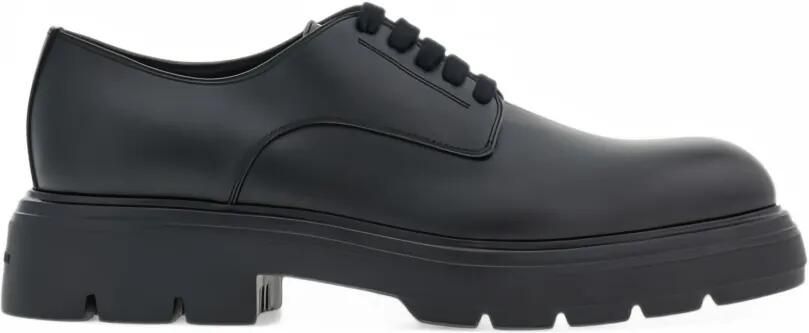 Ferragamo round-toe Derby shoes Zwart