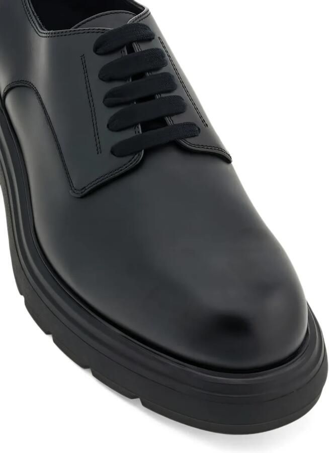Ferragamo round-toe Derby shoes Zwart - Foto 5