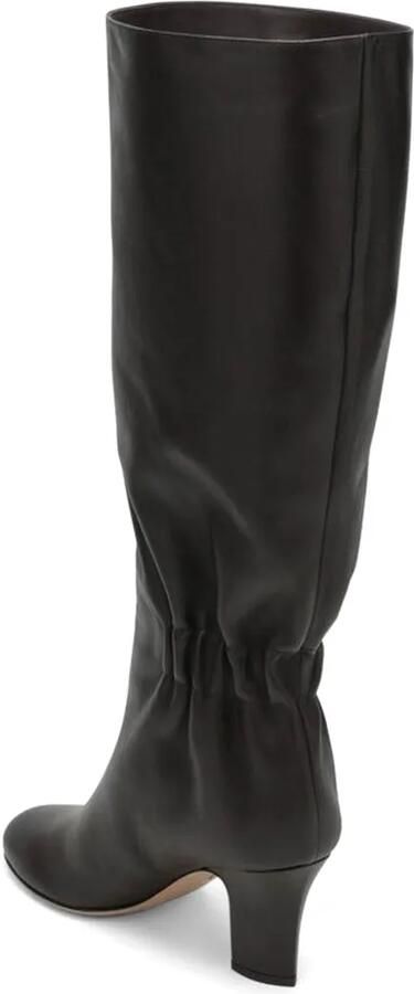 Ferragamo ruched leather boots Bruin - Foto 2