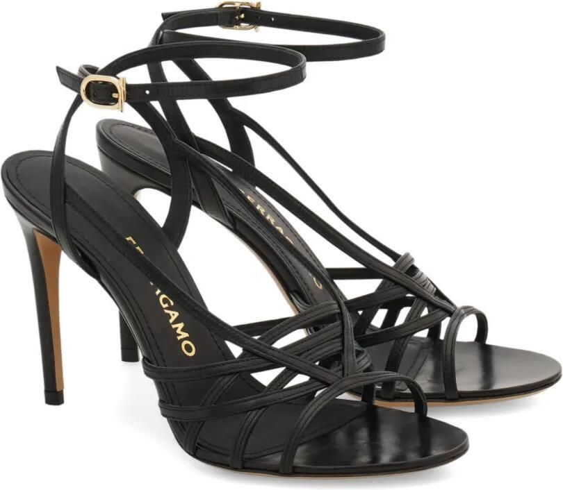 Ferragamo Sandalen met bandjes Zwart - Foto 4
