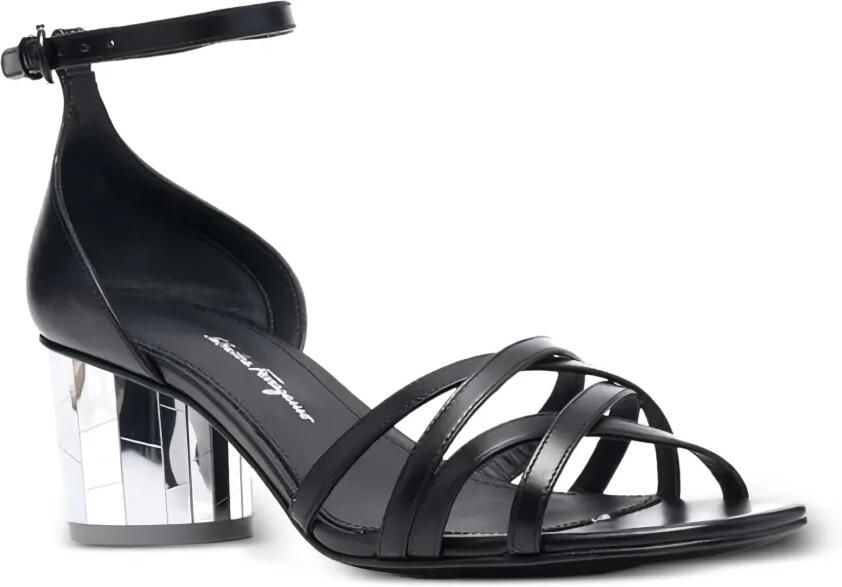 Ferragamo Sandalen met blokhak en bandjes Zwart - Foto 2