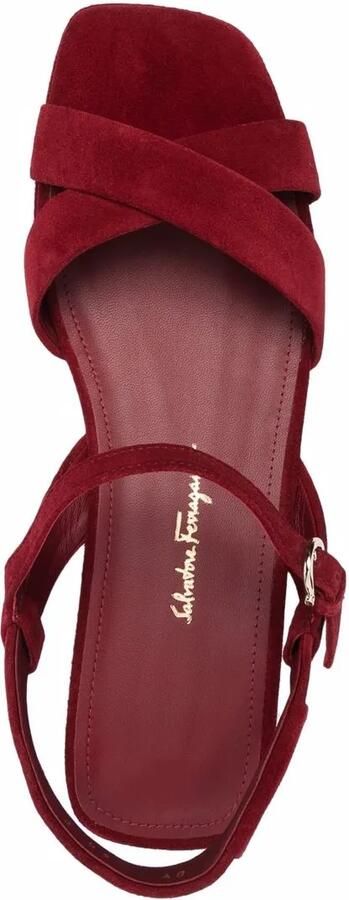 Ferragamo Sandalen met blokhak Rood - Foto 4