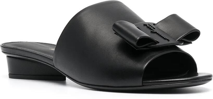 Ferragamo Sandalen met dubbele strik Zwart - Foto 3