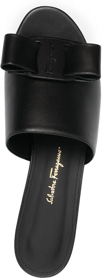 Ferragamo Sandalen met dubbele strik Zwart - Foto 4