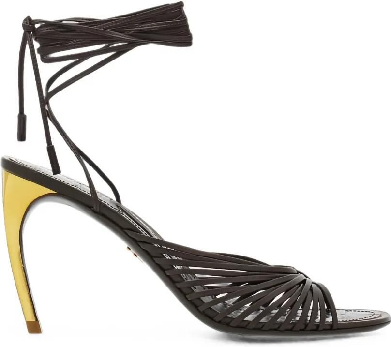 Ferragamo Sandalen met enkelbandje Zwart