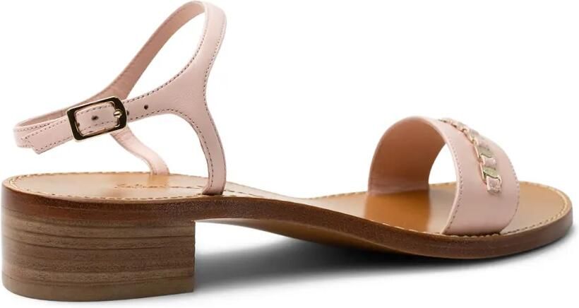 Ferragamo Sandalen met kettingdetail Roze - Foto 4