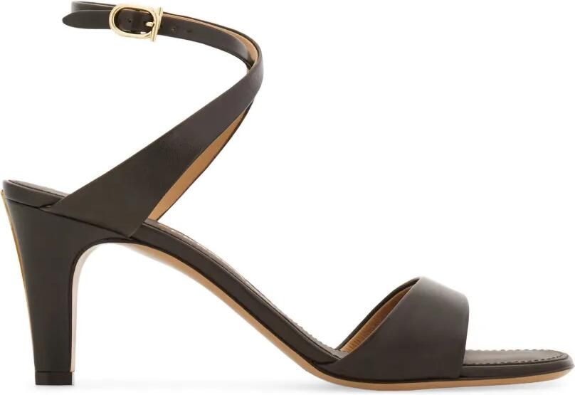 Ferragamo Sandalen met middelhoge hak Bruin