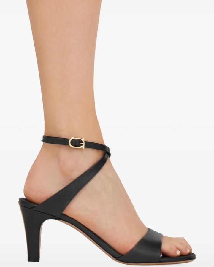 Ferragamo Sandalen met middelhoge hak Bruin - Foto 3