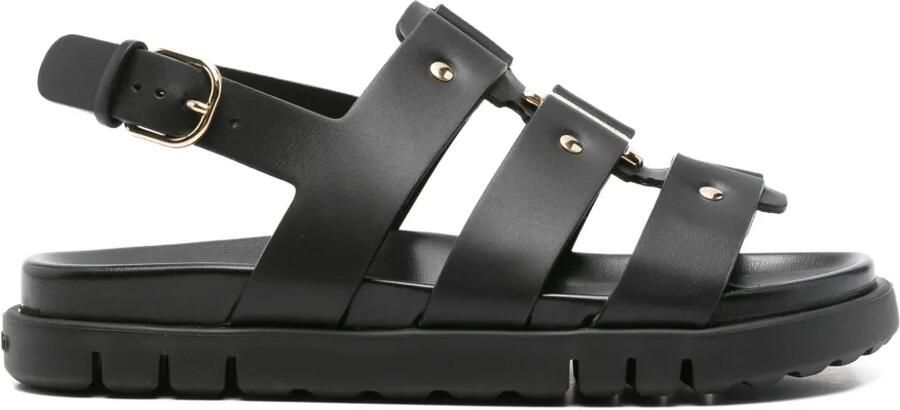 Ferragamo Sandalen met studs Zwart