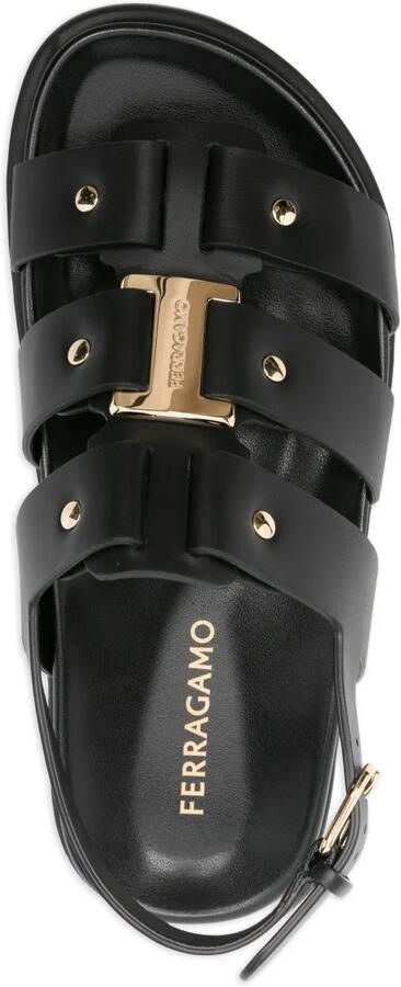 Ferragamo Sandalen met studs Zwart - Foto 4