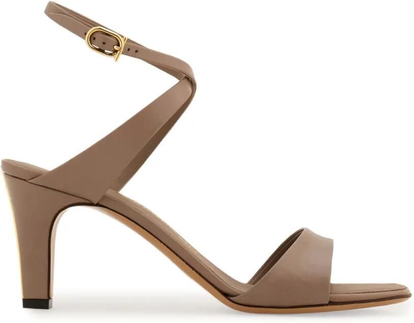 Ferragamo Sandalen met vierkante neus Beige
