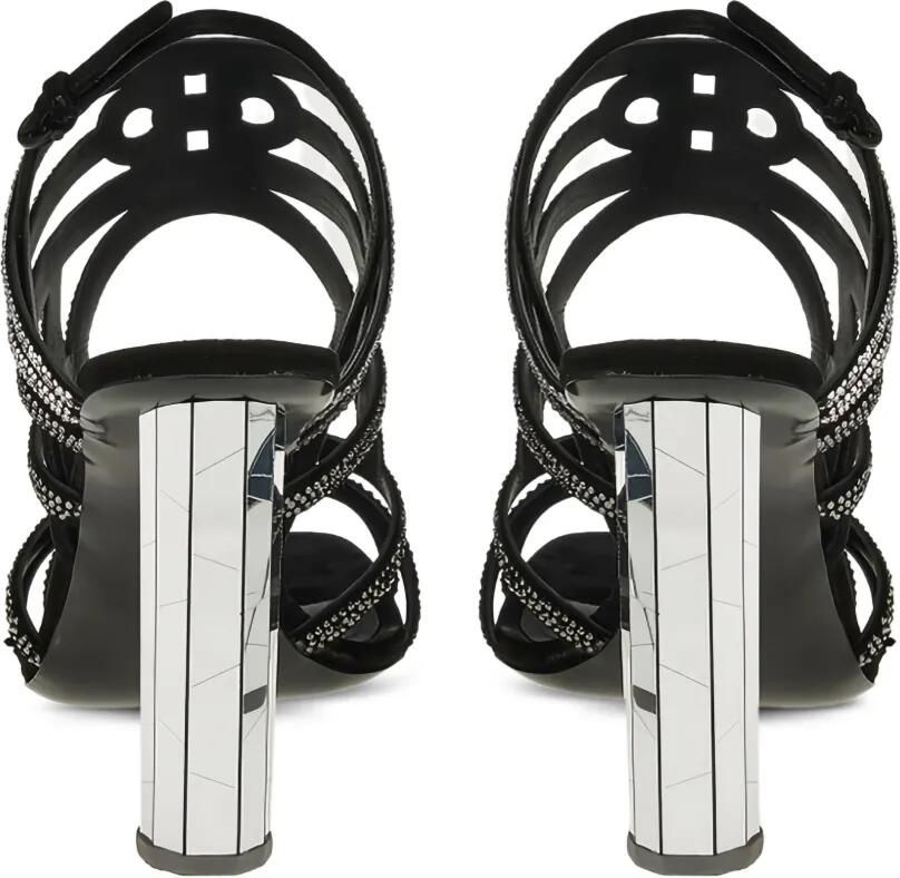 Ferragamo Sandalen verfraaid met kristal Zwart - Foto 4
