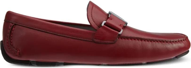 Ferragamo Sardegna leren loafers Rood