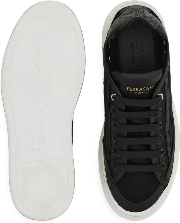 Ferragamo Sneakers met doorzichtig vlak Zwart - Foto 2