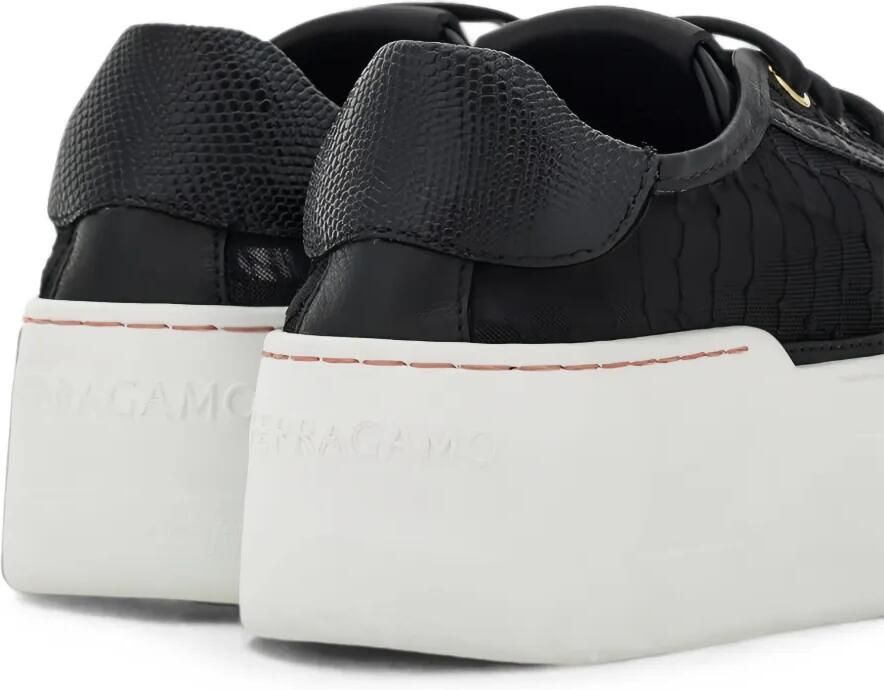 Ferragamo Sneakers met doorzichtig vlak Zwart - Foto 4