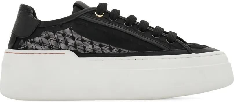 Ferragamo Sneakers met doorzichtig vlak Zwart - Foto 5