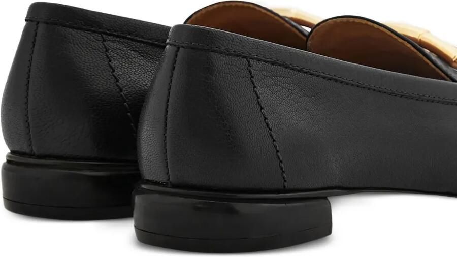 Ferragamo Silvy Gancio loafers met franje Zwart - Foto 3