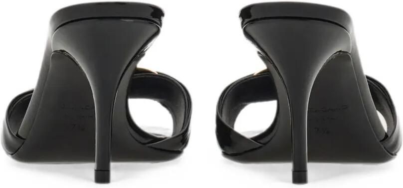 Ferragamo Slippers met Gancini-detail Zwart - Foto 4