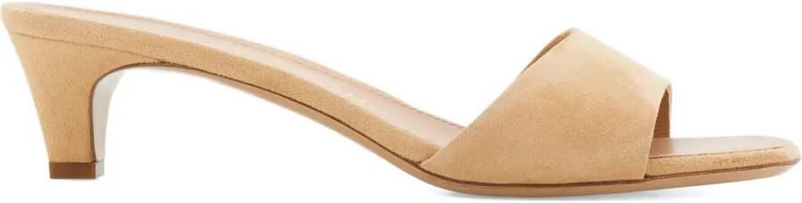 Ferragamo Slippers met lage hak Beige
