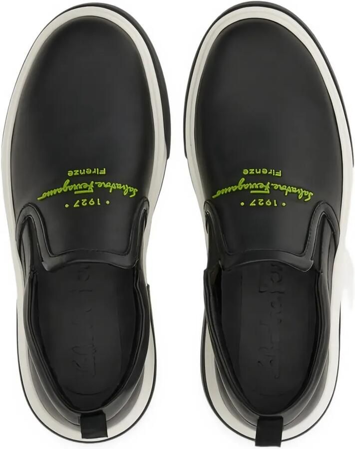 Ferragamo Sneakers met logoprint Zwart - Foto 2