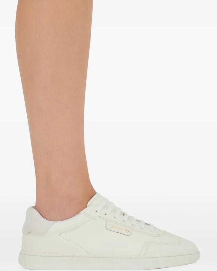 Ferragamo Sneakers met suède vlak Wit - Foto 2