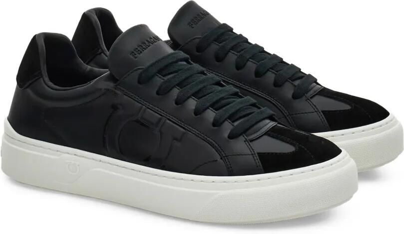 Ferragamo Sneakers met textuur Zwart - Foto 5