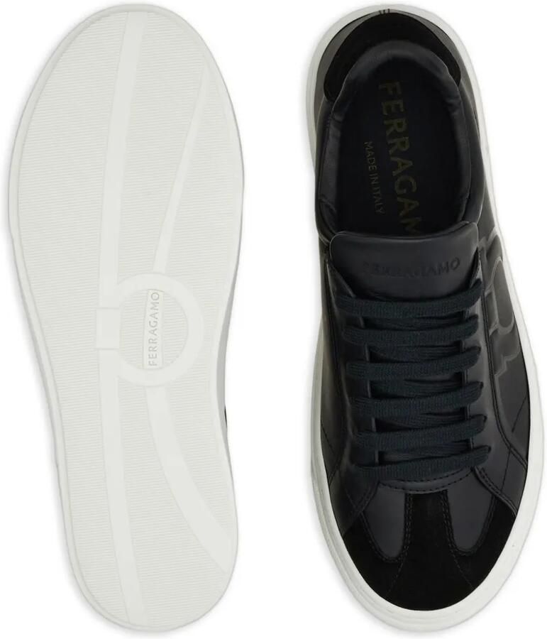 Ferragamo Sneakers met textuur Zwart - Foto 2