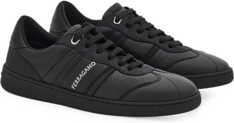 Ferragamo Sneakers met vlakken en logoprint Zwart