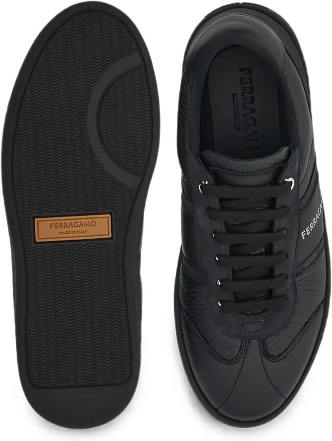 Ferragamo Sneakers met vlakken en logoprint Zwart - Foto 3