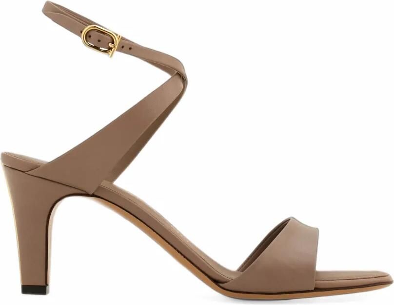Ferragamo square-toe sandals Beige