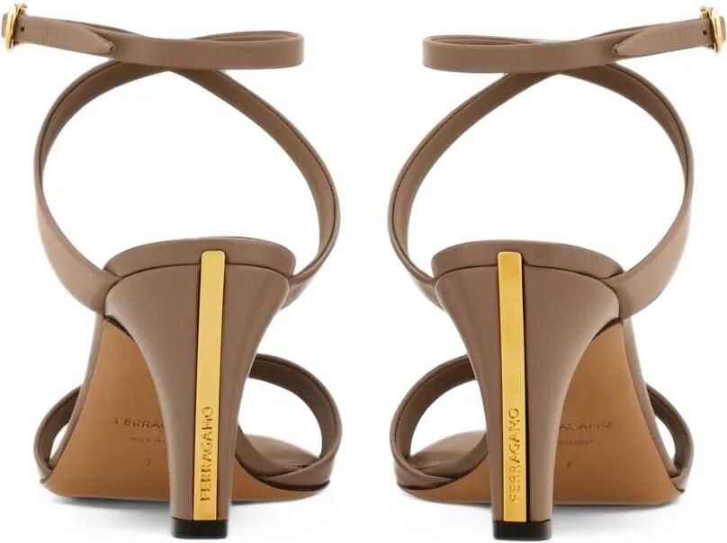 Ferragamo square-toe sandals Beige - Foto 4