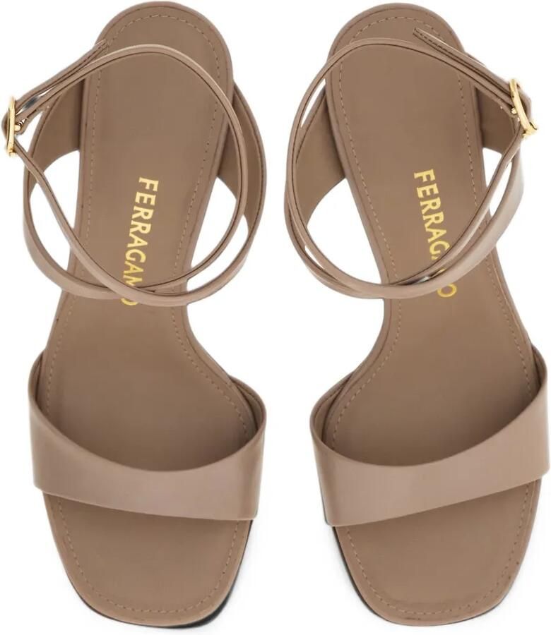 Ferragamo square-toe sandals Beige - Foto 2