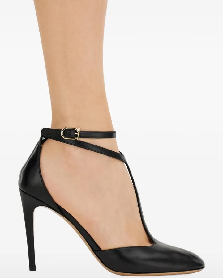 Ferragamo Stiletto pumps met T-bandje Zwart - Foto 4