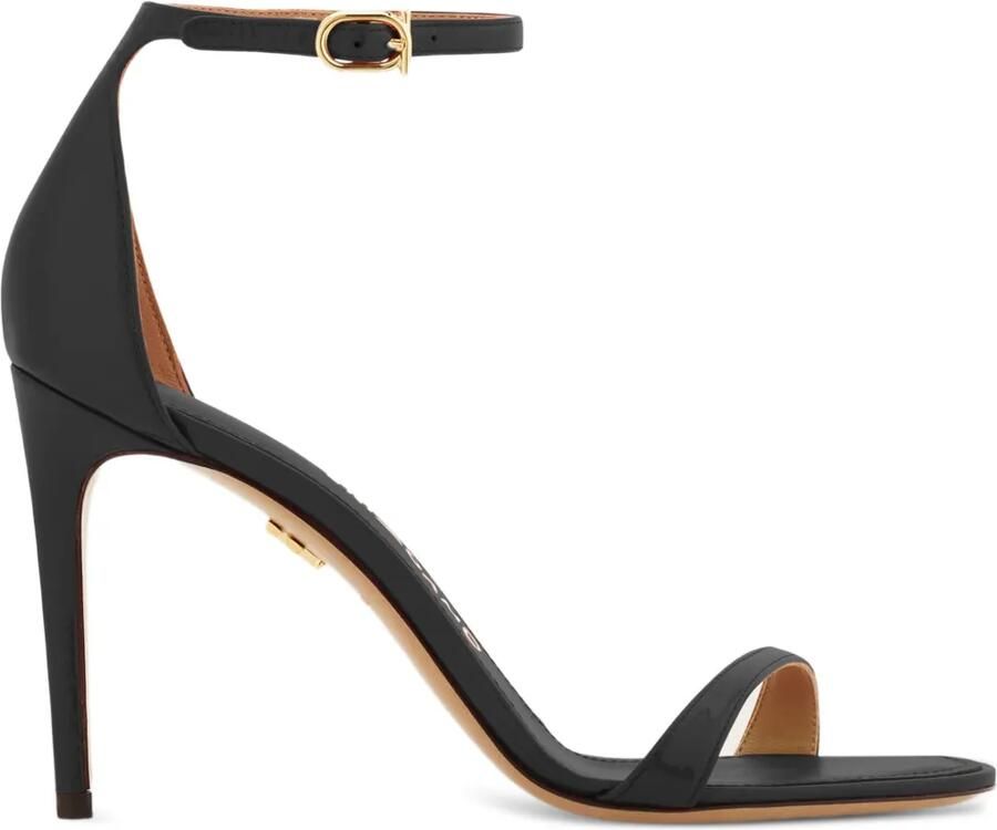 Ferragamo Stiletto sandalen met bandjes Zwart